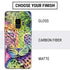 Neon Rainbow Cheetah with Rose by Sheena Pike Galaxy S9 Skin